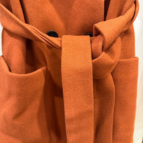 Hooever/Women's Double Breasted Wool Blend Coat/Size: S - Picture 6 of 16